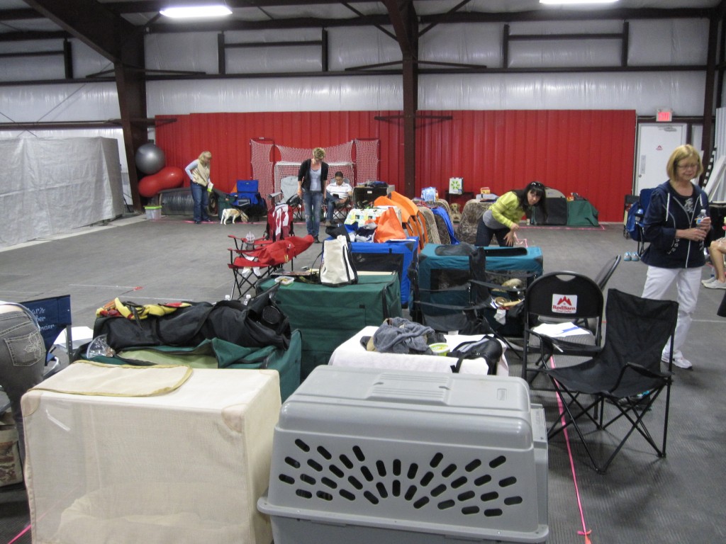 Crating Area at Red Barn Event Centre